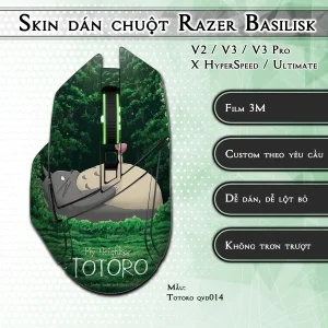 Skin dán chuột Razer Basilisk mẫu Totoro qvd014