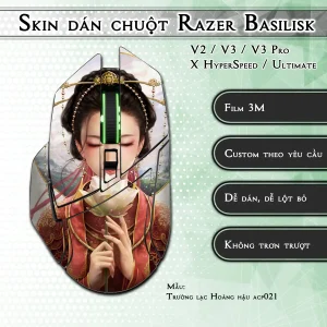 Skin dán chuột Razer Basilisk mẫu Trường lạc Hoàng hậu acp021