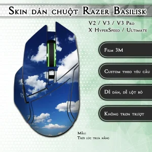 Skin dán chuột Razer Basilisk mẫu Trời lúc trưa nắng