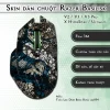 Skin dán chuột Razer Basilisk mẫu Tuần Lộc Dưới Bóng Rừng lsm054
