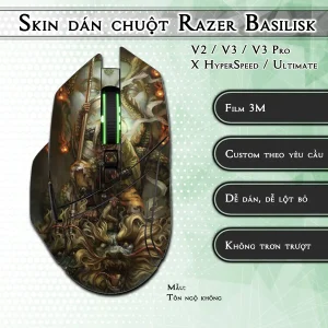 Skin dán chuột Razer Basilisk mẫu Tôn ngộ không