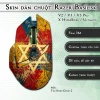 Skin dán chuột Razer Basilisk mẫu Tấm Khiên David 2 Skin dán chuột Razer Basilisk mẫu Tấm Khiên David 2