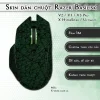 Skin dán chuột Razer Basilisk mẫu X-cross xanh lá Skin dán chuột Razer Basilisk mẫu X-cross xanh lá