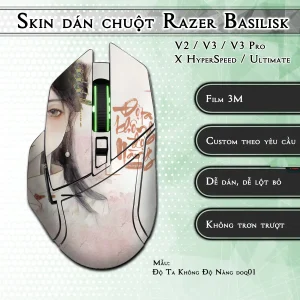 Skin dán chuột Razer Basilisk mẫu Độ Ta Không Độ Nàng doq01
