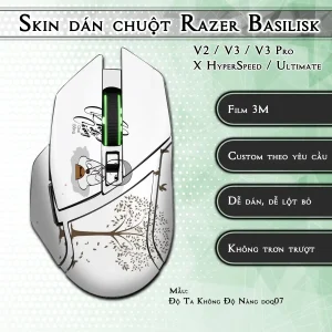 Skin dán chuột Razer Basilisk mẫu Độ Ta Không Độ Nàng doq07