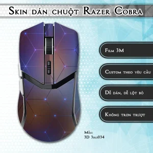 Skin dán chuột Razer Cobra Pro mẫu 3D 3dls034