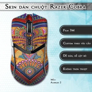 Skin dán chuột Razer Cobra Pro mẫu Alebrijes 2