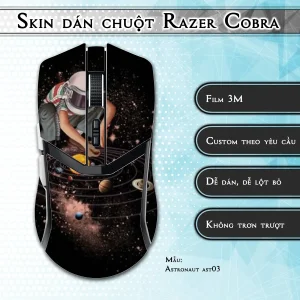 Skin dán chuột Razer Cobra Pro mẫu Astronaut ast03