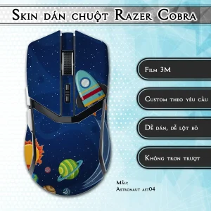 Skin dán chuột Razer Cobra Pro mẫu Astronaut ast04