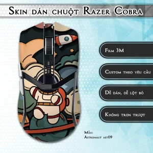Skin dán chuột Razer Cobra Pro mẫu Astronaut ast09