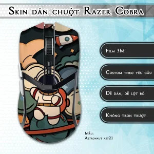 Skin dán chuột Razer Cobra Pro mẫu Astronaut ast21