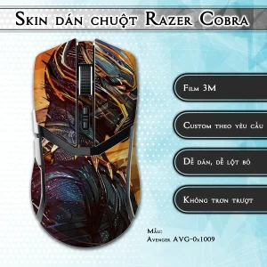 Skin dán chuột Razer Cobra Pro mẫu Avenger avg1009