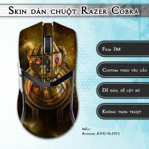 Skin dán chuột Razer Cobra Pro mẫu Avenger avg1011