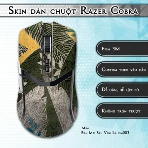 Skin dán chuột Razer Cobra Pro mẫu Ban Mai Sau Vòm Lá lsm003