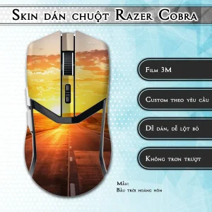 Skin dán chuột Razer Cobra Pro mẫu Bầu trời hoàng hôn