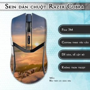 Skin dán chuột Razer Cobra Pro mẫu Bầu trời lúc sáng sớm