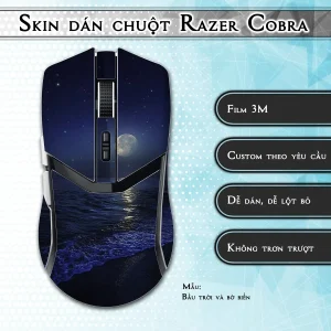 Skin dán chuột Razer Cobra Pro mẫu Bầu trời và bờ biển
