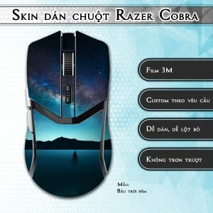 Skin dán chuột Razer Cobra Pro mẫu Bầu trời đêm
