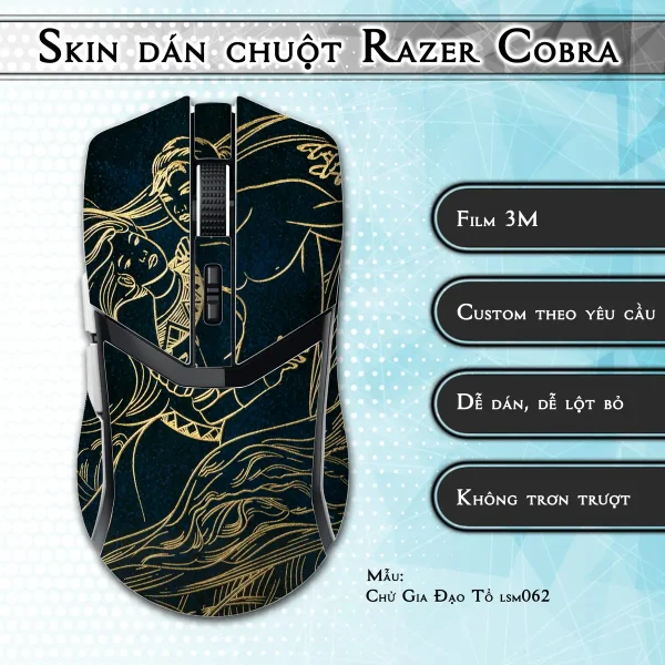 Skin dán chuột Razer Cobra Pro mẫu Chử Gia Đạo Tổ lsm062