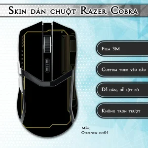 Skin dán chuột Razer Cobra Pro mẫu Cyberpunk cyb04