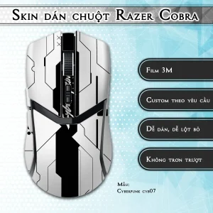 Skin dán chuột Razer Cobra Pro mẫu Cyberpunk cyb07