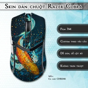Skin dán chuột Razer Cobra Pro mẫu Cá chép CHR046