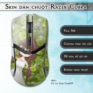Skin dán chuột Razer Cobra Pro mẫu Cô gái Chibi Chib025