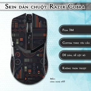 Skin dán chuột Razer Cobra Pro mẫu công nghệ it05