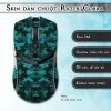 Skin dán chuột Razer Cobra Pro mẫu da dắn xanh cyan