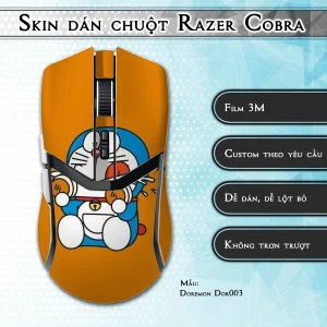 Skin dán chuột Razer Cobra Pro mẫu Doremon Dor003
