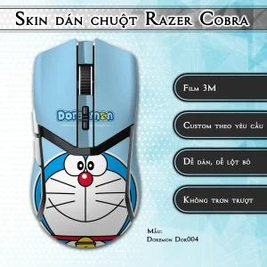 Skin dán chuột Razer Cobra Pro mẫu Doremon Dor004