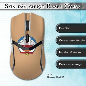 Skin dán chuột Razer Cobra Pro mẫu Doremon Dor007