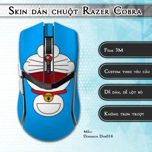 Skin dán chuột Razer Cobra Pro mẫu Doremon Dor016