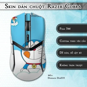 Skin dán chuột Razer Cobra Pro mẫu Doremon Dor018