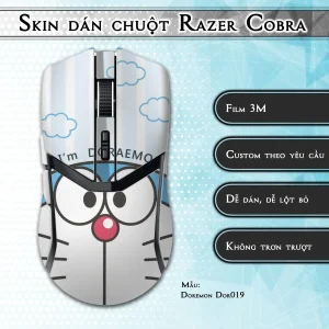 Skin dán chuột Razer Cobra Pro mẫu Doremon Dor019