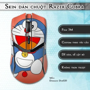 Skin dán chuột Razer Cobra Pro mẫu Doremon Dor020