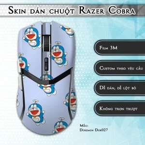 Skin dán chuột Razer Cobra Pro mẫu Doremon Dor027