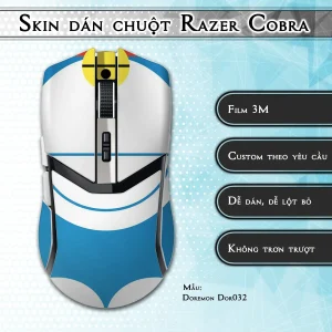 Skin dán chuột Razer Cobra Pro mẫu Doremon Dor032