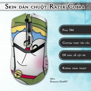 Skin dán chuột Razer Cobra Pro mẫu Doremon Dor047