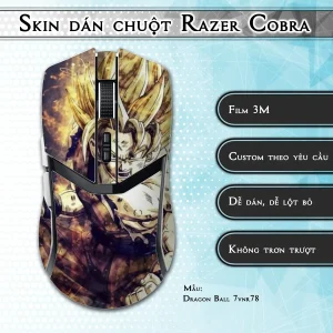 Skin dán chuột Razer Cobra Pro mẫu Dragon Ball 7vnr78