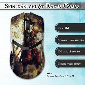 Skin dán chuột Razer Cobra Pro mẫu Dragon Ball Goku 3 7vnr72