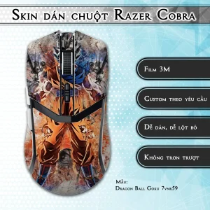 Skin dán chuột Razer Cobra Pro mẫu Dragon Ball Goku 7vnr59