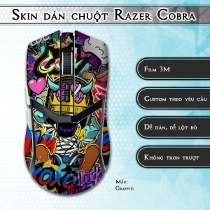 Skin dán chuột Razer Cobra Pro mẫu Graffiti