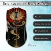Skin dán chuột Razer Cobra Pro mẫu hoa sen kết nối