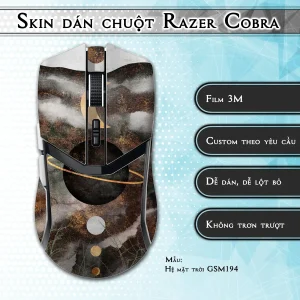 Skin dán chuột Razer Cobra Pro mẫu Hệ mặt trời GSM194