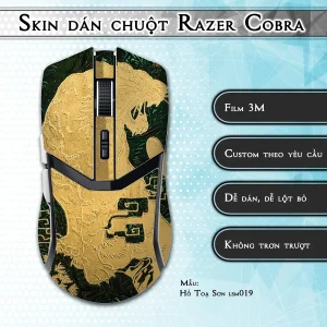 Skin dán chuột Razer Cobra Pro mẫu Hổ Toạ Sơn lsm019