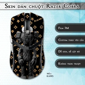 Skin dán chuột Razer Cobra Pro mẫu KAWS