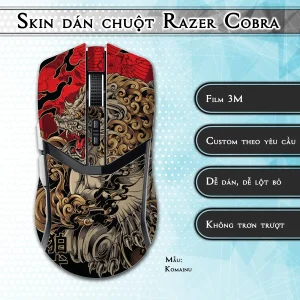 Skin dán chuột Razer Cobra Pro mẫu Komainu