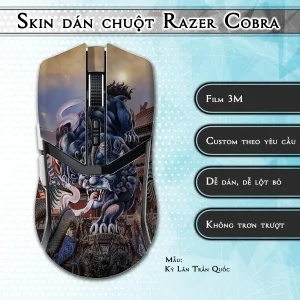 Skin dán chuột Razer Cobra Pro mẫu Kỳ Lân Trấn Quốc