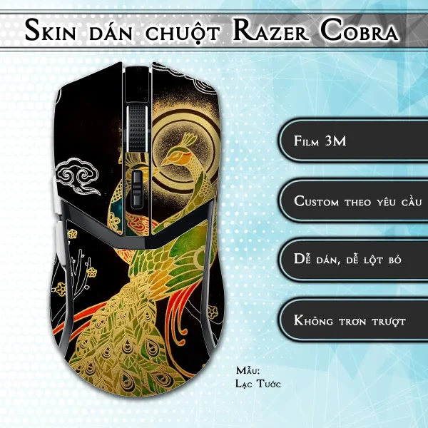 Skin dán chuột Razer Cobra Pro mẫu Lạc Tước